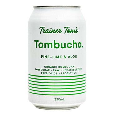 Trainer Tom's Pine Lime Aloe Tombucha Kombucha 330ml
